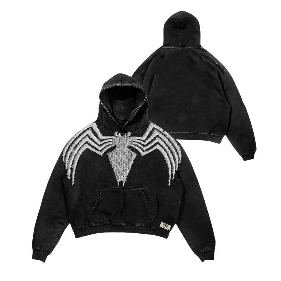 Mens Digital Print Hooded Shirt
