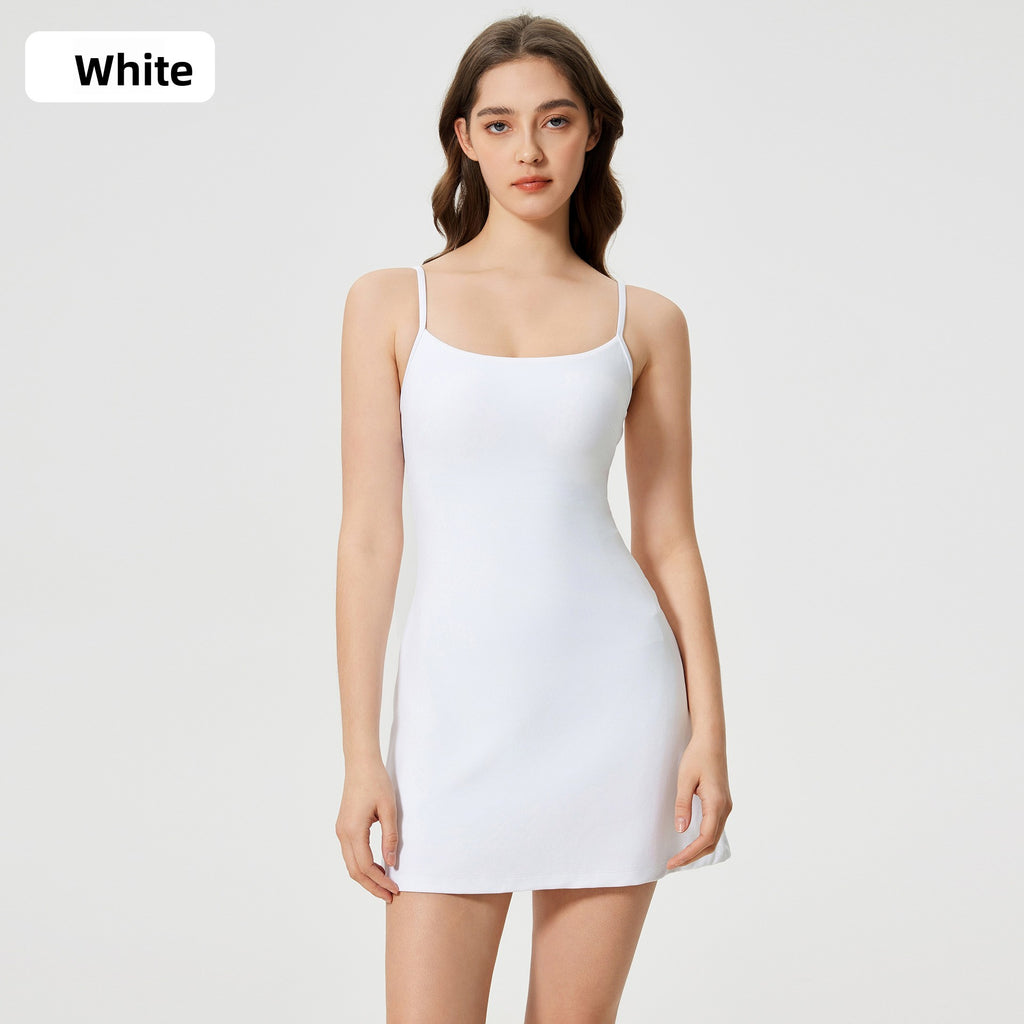 Womens Backless Sling Dress
