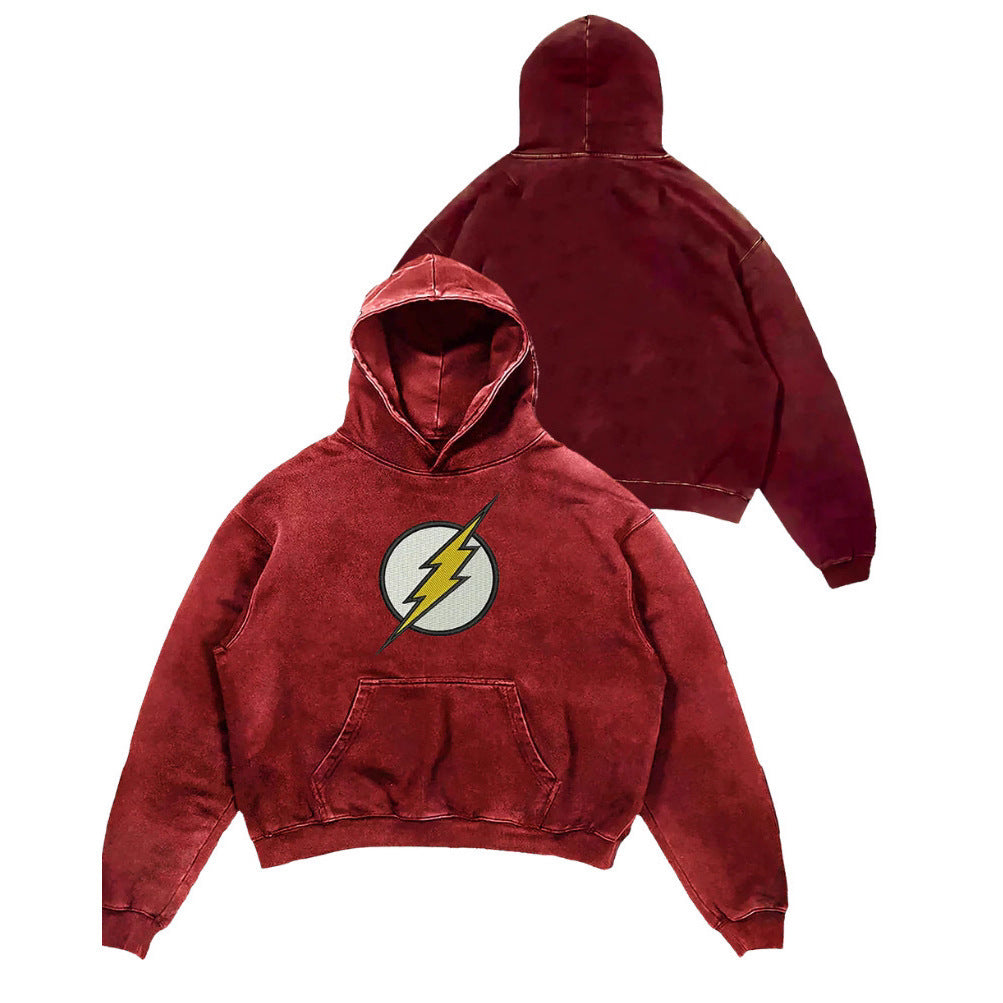 Mens Digital Print Hooded Shirt