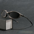 Polarized Metal Frame Oval Sunglasses