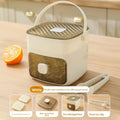 Ice Cube Mold with Handle and Storage Container