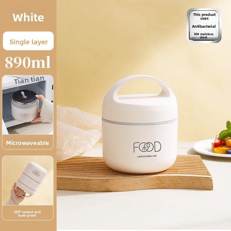 Insulated Lunch Box Soup Thermos Portable Meal Container