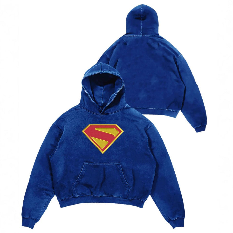 Mens Digital Print Hooded Shirt