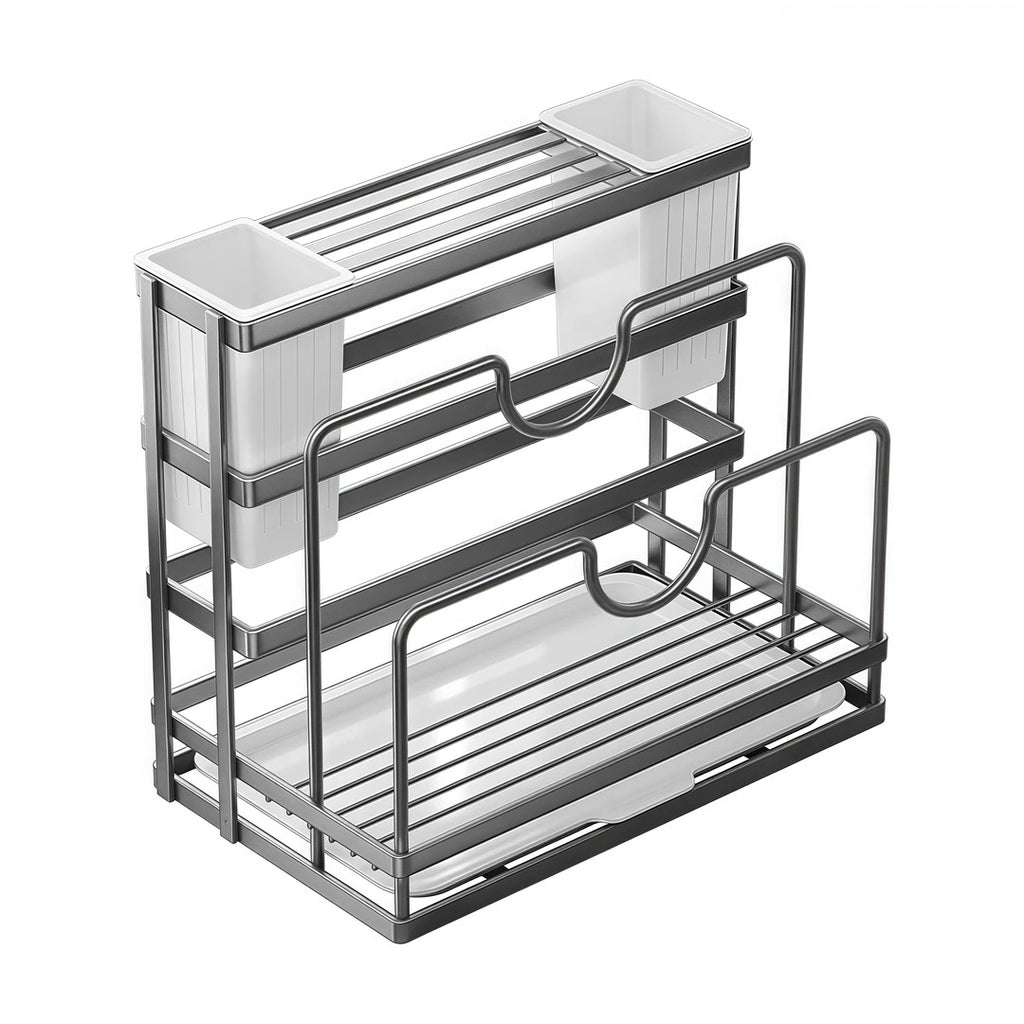 Integrated Kitchen Storage Rack