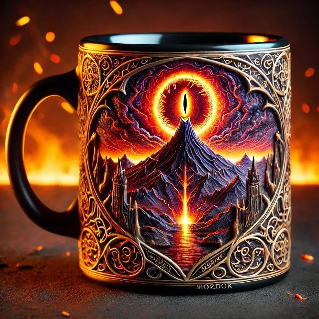 Lord of the Rings Themed Ceramic Mug
