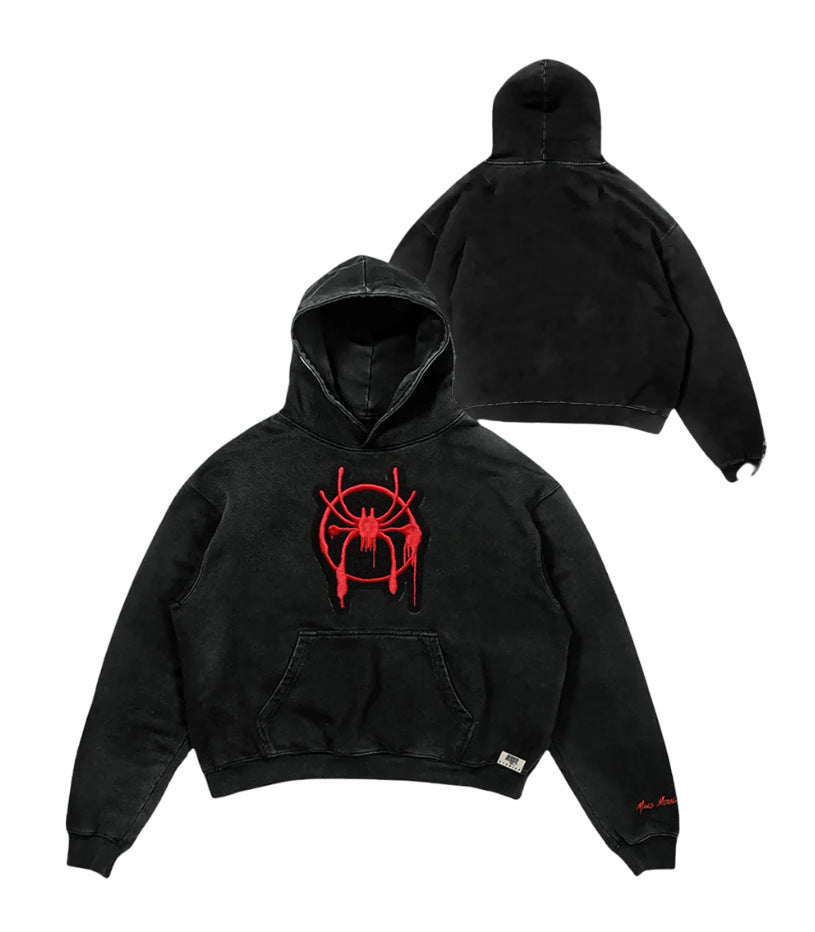 Mens Digital Print Hooded Shirt