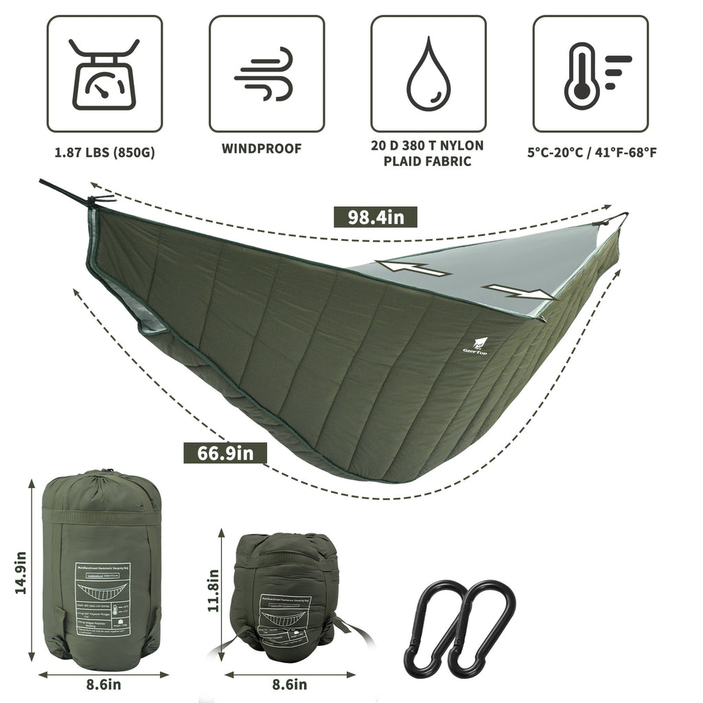 Double Camping Hammock Sleeping Bag