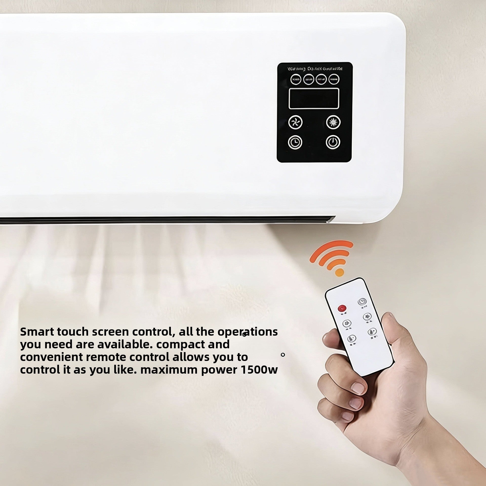 Dual Mode Portable Heater with Remote Control