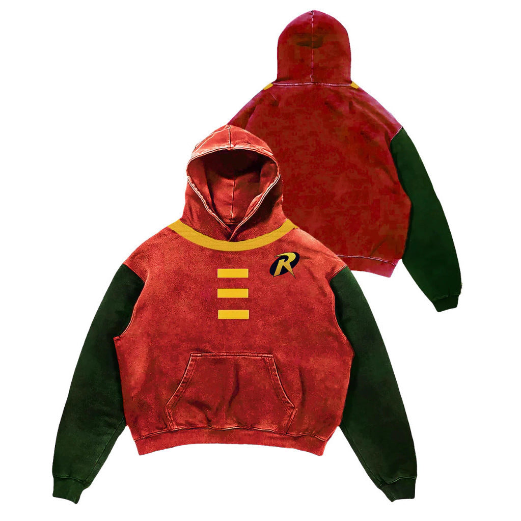 Mens Digital Print Hooded Shirt