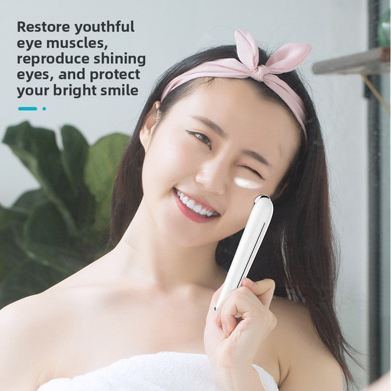 Rechargeable Eye Massager with Heating and Light Therapy