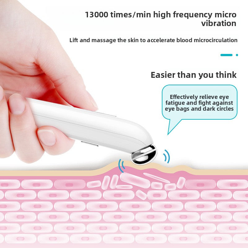 Rechargeable Eye Massager with Heating and Light Therapy