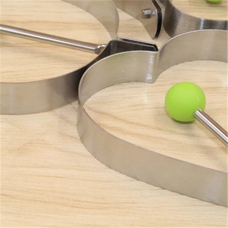 Creative Stainless Steel Egg Fryer ? Heart-Shaped Egg Mold
