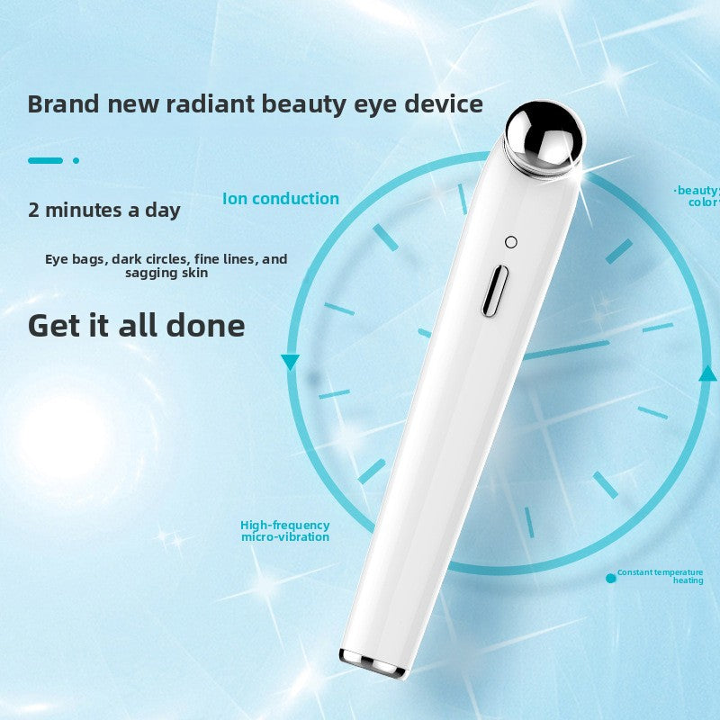 Rechargeable Eye Massager with Heating and Light Therapy