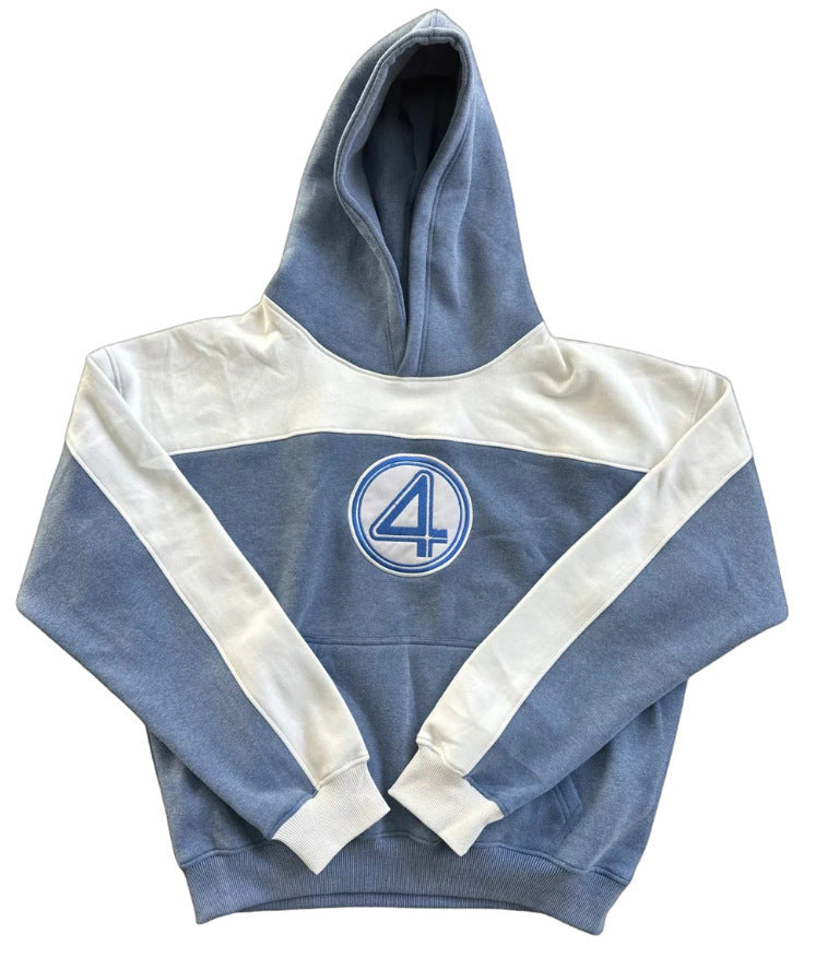Mens Digital Print Hooded Shirt