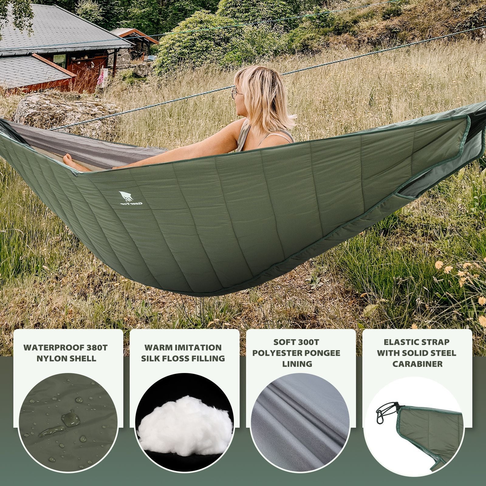 Double Camping Hammock Sleeping Bag