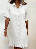 Women's Denim Style Shirt Dress