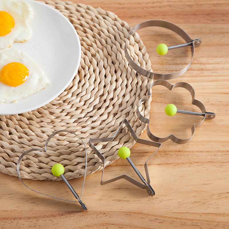 Creative Stainless Steel Egg Fryer ? Heart-Shaped Egg Mold
