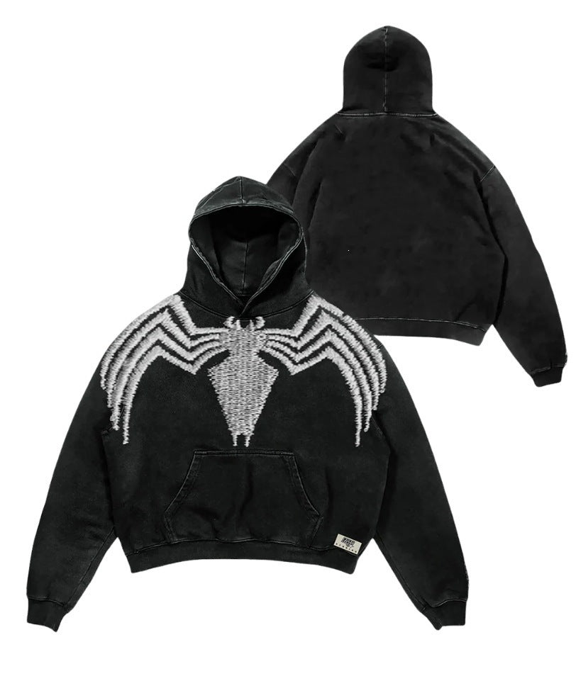 Mens Digital Print Hooded Shirt
