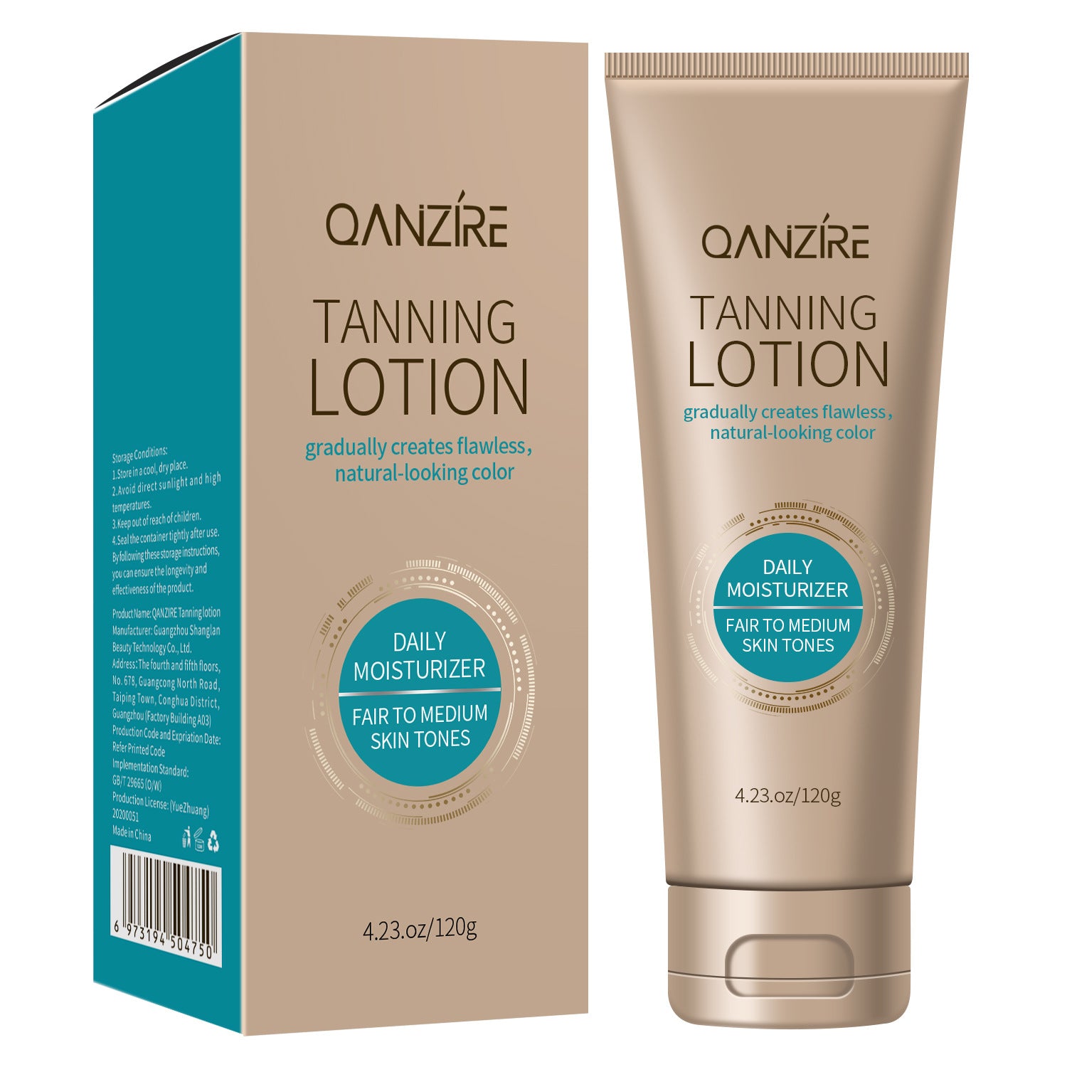 Natural Bronze Tanning Moisturizing Cream