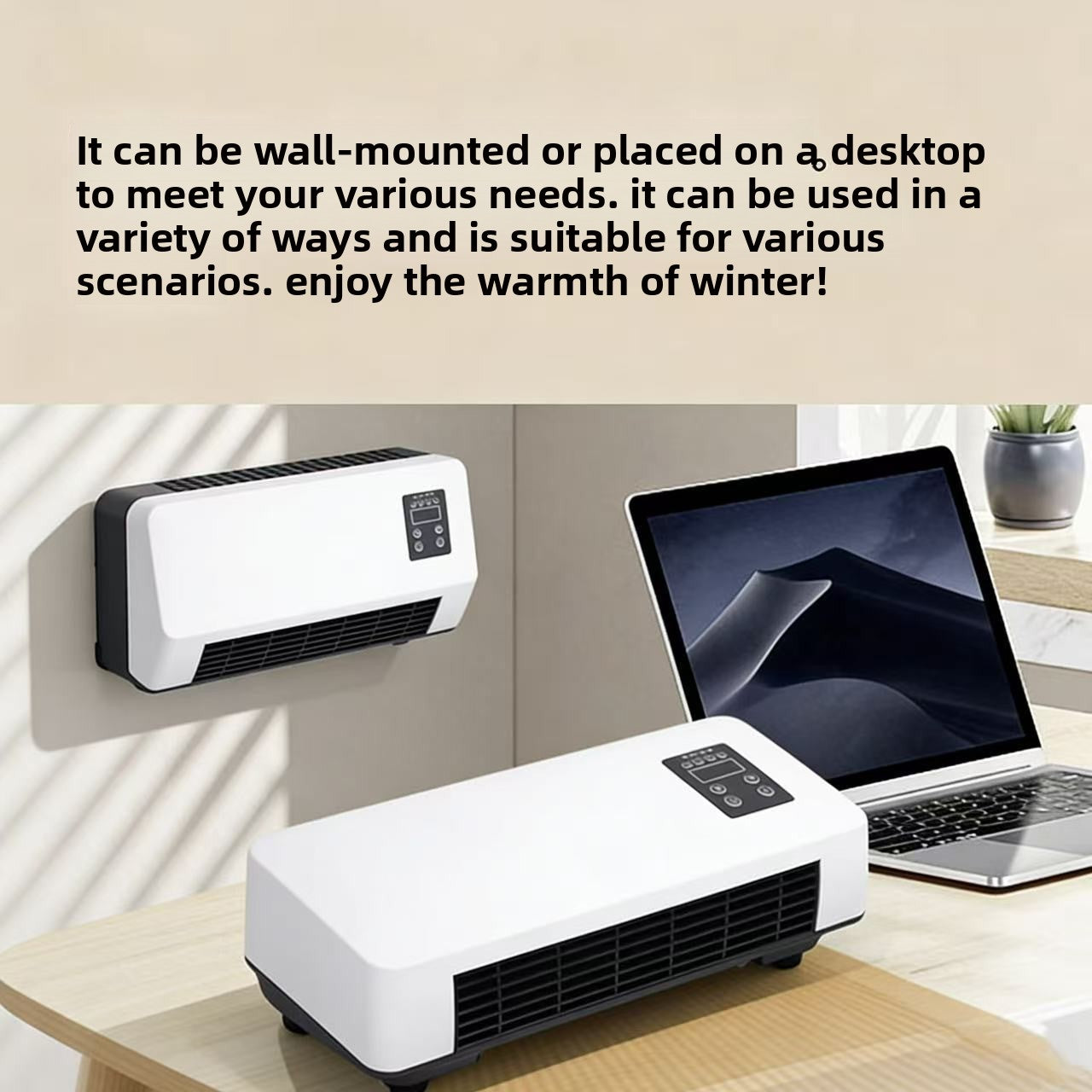 Dual Mode Portable Heater with Remote Control