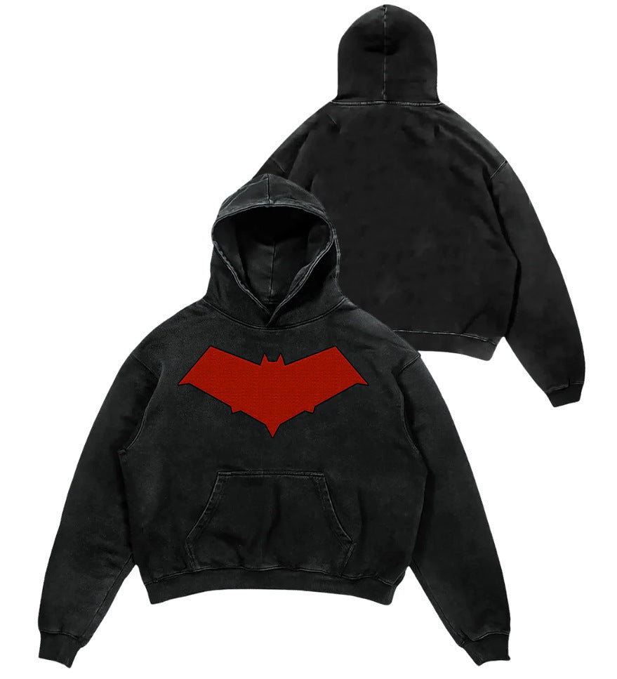 Mens Digital Print Hooded Shirt