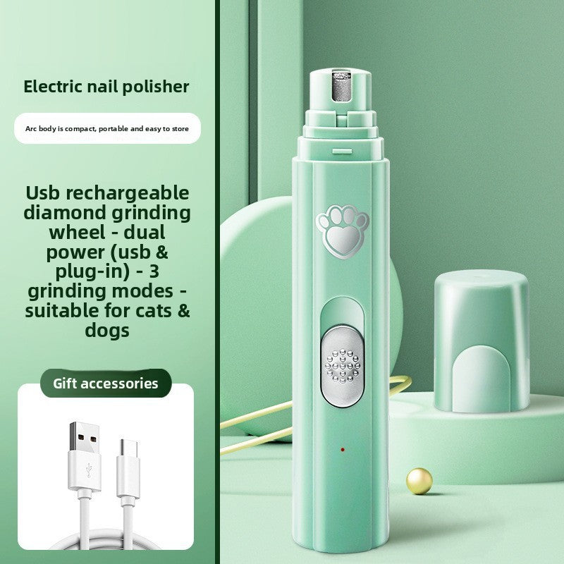 Electric Pet Nail Grinder Trimmer