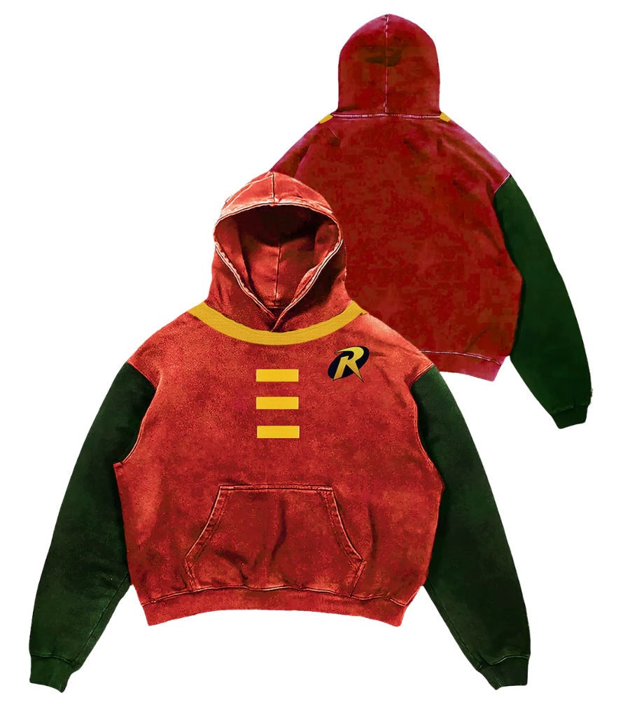 Mens Digital Print Hooded Shirt
