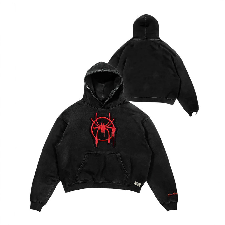 Mens Digital Print Hooded Shirt