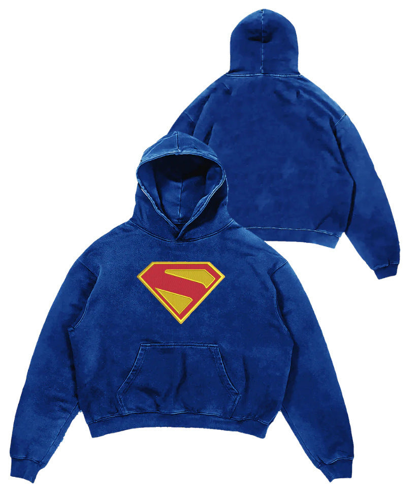 Mens Digital Print Hooded Shirt