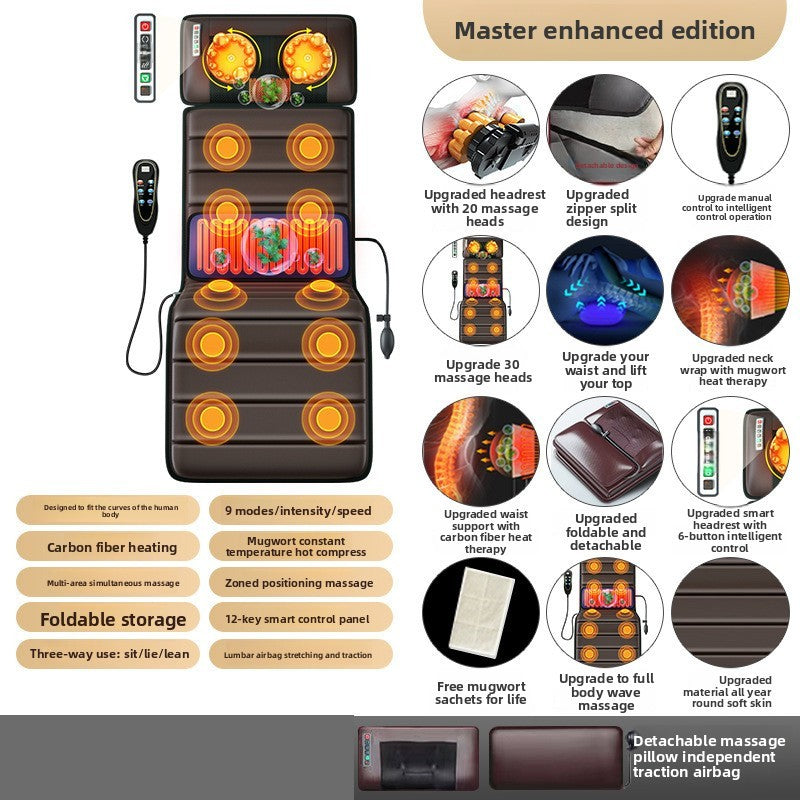 Multi-Function Heating Massage Cushion
