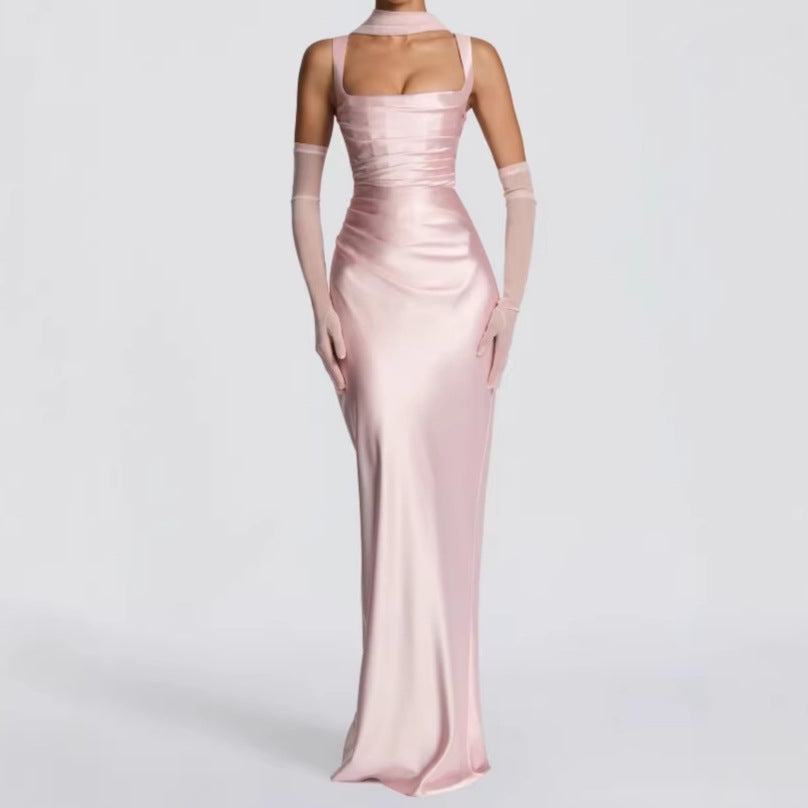 Elegant Sleeveless Slip Dress
