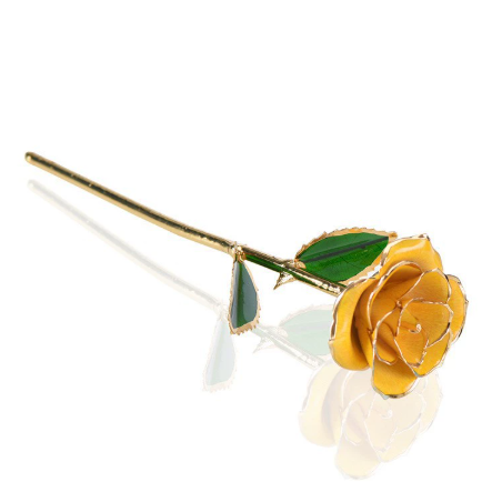 Paint rose real gold simulation rose gift box Valentine's Day gift Christmas gift wholesale