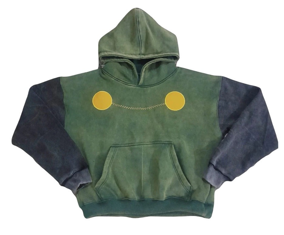 Mens Digital Print Hooded Shirt