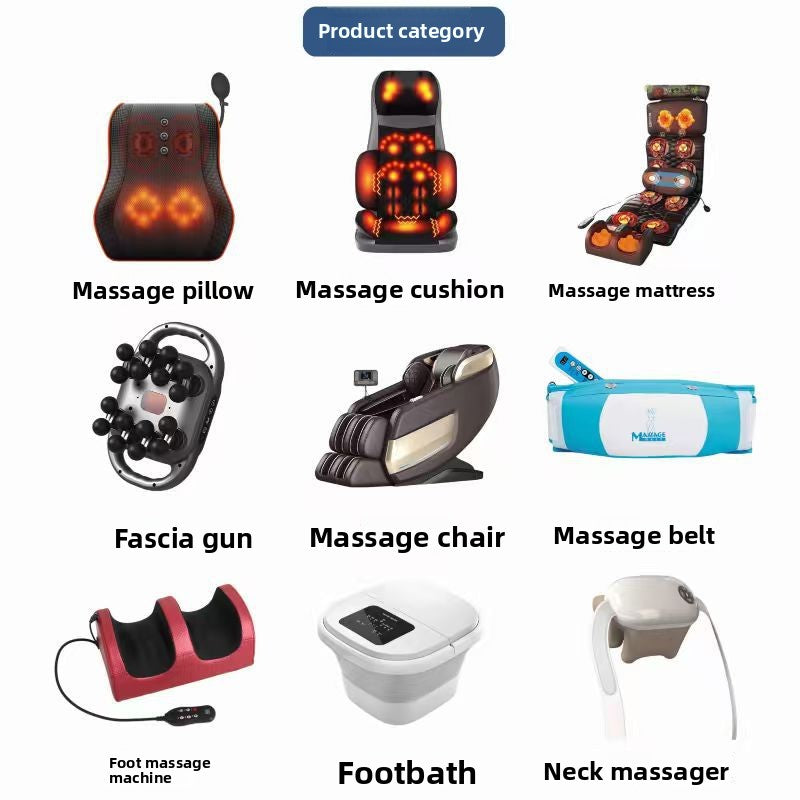 Multi-Function Heating Massage Cushion